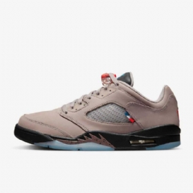 Nike Air Jordan 5 Retro Low Tops Psg-kengät Miehille Musta Royal Sininen