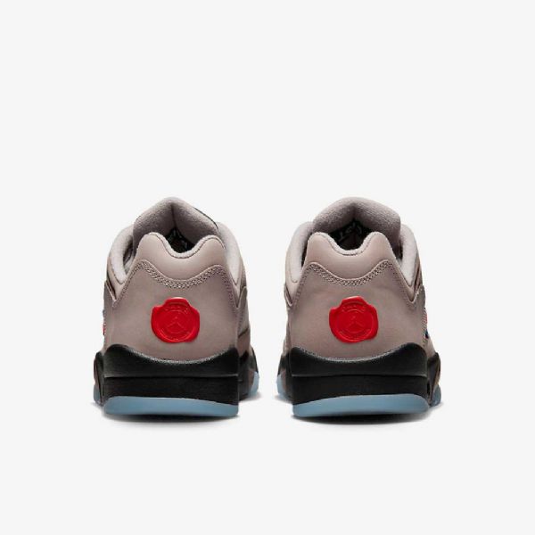 Nike Air Jordan 5 Retro Low Tops Psg-kengät Miehille Musta Royal Sininen