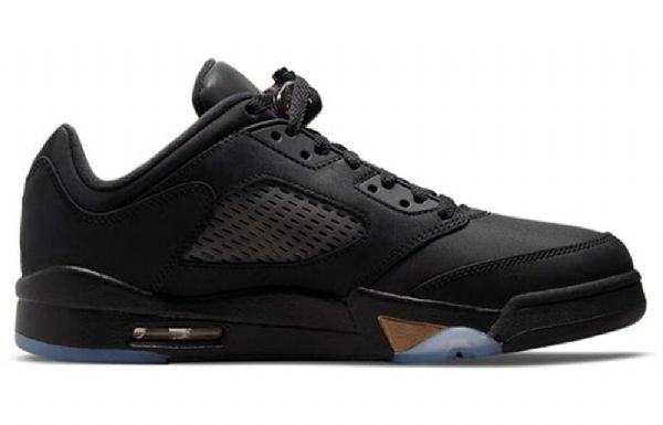 Nike Air Jordan 5 Retro Low Tops Wings Koripallokengät Miesten Musta