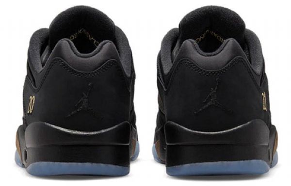 Nike Air Jordan 5 Retro Low Tops Wings Koripallokengät Miesten Musta