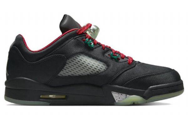 Nike Air Jordan 5 Retro Matalat Topit Clot Jade Koripallokengät Miehille Musta