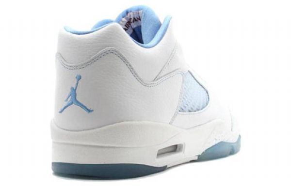 Nike Air Jordan 5 Retro Matalat Topit Koripallokengät Naisille Sininen Valkoinen