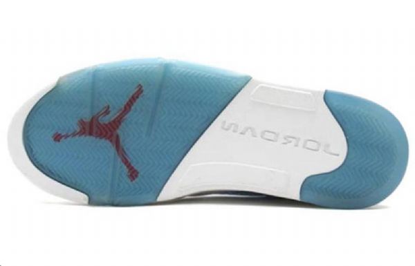 Nike Air Jordan 5 Retro Matalat Topit Koripallokengät Naisille Sininen Valkoinen