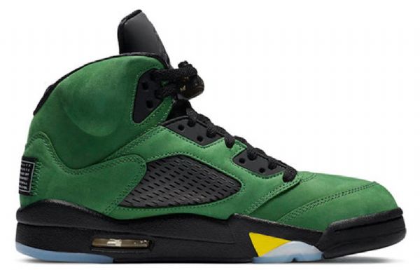 Nike Air Jordan 5 Retro Se Koripallokengät Miehille Vihreä Musta