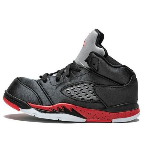 Nike Air Jordan 5 Retro Td Kengät Lapsille Musta