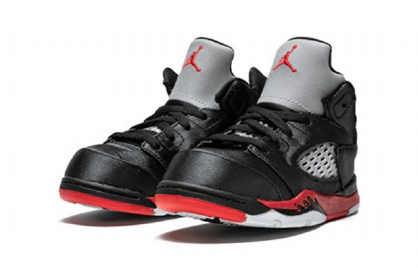 Nike Air Jordan 5 Retro Td Kengät Lapsille Musta