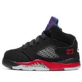 Nike Air Jordan 5 Retro Td Kengät Lapsille Musta