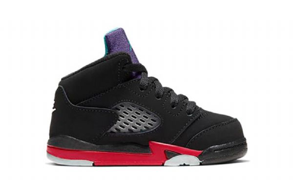 Nike Air Jordan 5 Retro Td Kengät Lapsille Musta