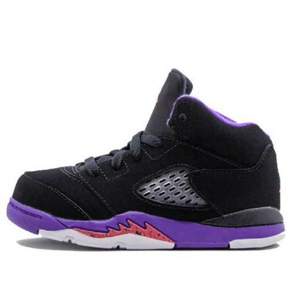 Nike Air Jordan 5 Retro Td Kengät Lapsille Musta Violetti
