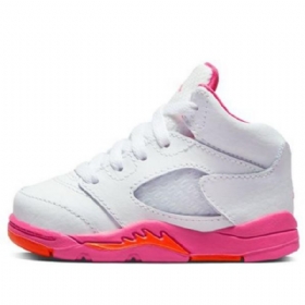 Nike Air Jordan 5 Retro Td Kengät Lapsille Pinkkisicle