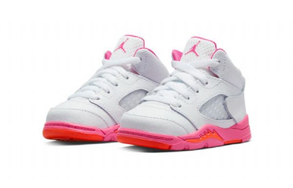 Nike Air Jordan 5 Retro Td Kengät Lapsille Pinkkisicle
