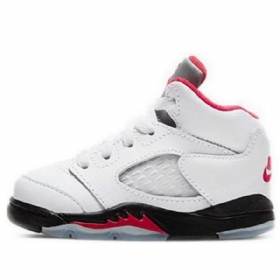 Nike Air Jordan 5 Retro Td Kengät Lapsille Punainen