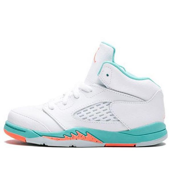 Nike Air Jordan 5 Retro Td Kengät Lapsille Vaalea Turkoosi