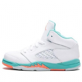 Nike Air Jordan 5 Retro Td Kengät Lapsille Vaalea Turkoosi