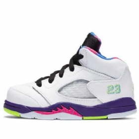 Nike Air Jordan 5 Retro Td Kengät Lapsille Valkoiset