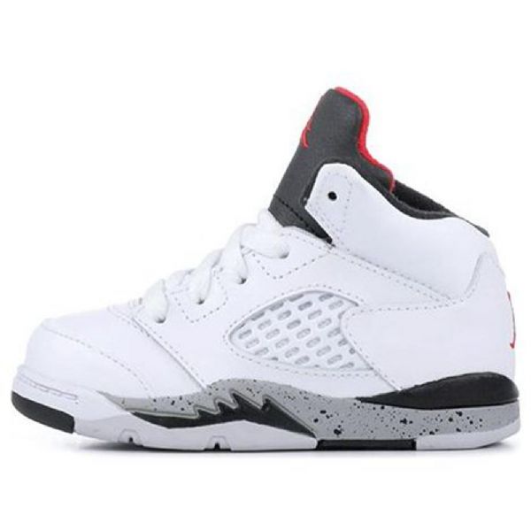 Nike Air Jordan 5 Retro Td Kengät Lapsille Valkoiset