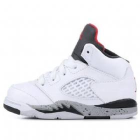 Nike Air Jordan 5 Retro Td Kengät Lapsille Valkoiset