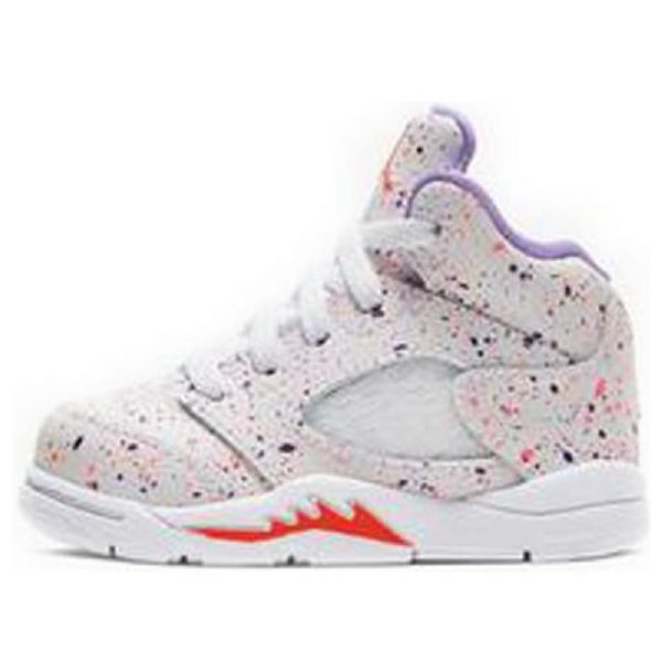 Nike Air Jordan 5 Retro Td Koripallokengät Lapsille Vaaleanvioletti