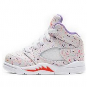 Nike Air Jordan 5 Retro Td Koripallokengät Lapsille Vaaleanvioletti