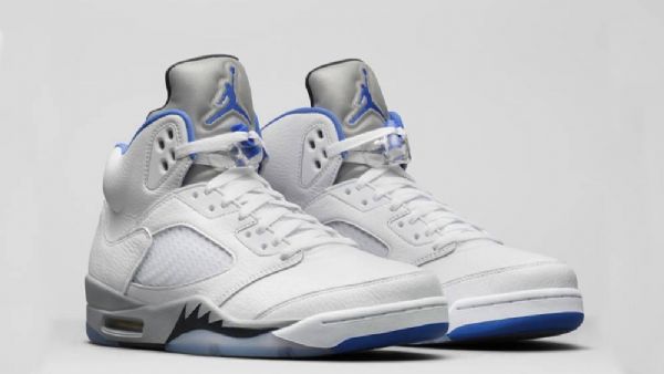 Nike Air Jordan 5 Stealth 2.0 Hyper Royal Kengät Miehille Harmaa