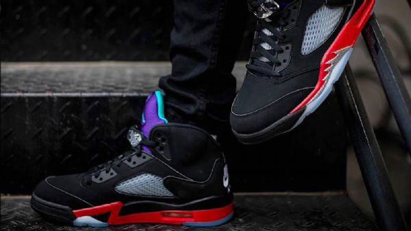 Nike Air Jordan 5 Top 3 Kengät Miehille Musta
