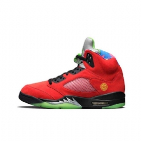 Nike Air Jordan 5 What The Kengät Naisille Punainen Keltainen