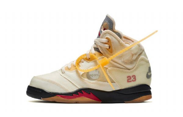 Nike Off-white Air Jordan 5 Retro Sp Ps Koripallokengät Miehille Khaki
