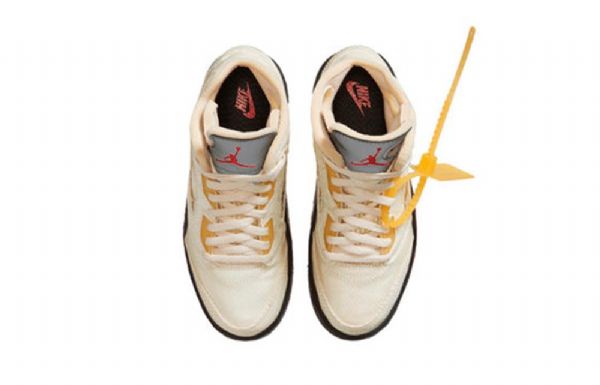 Nike Off-white Air Jordan 5 Retro Sp Ps Koripallokengät Miehille Khaki