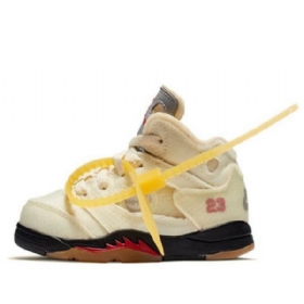 Nike Off-white Air Jordan 5 Retro Sp Td Kengät Lapsille Khaki