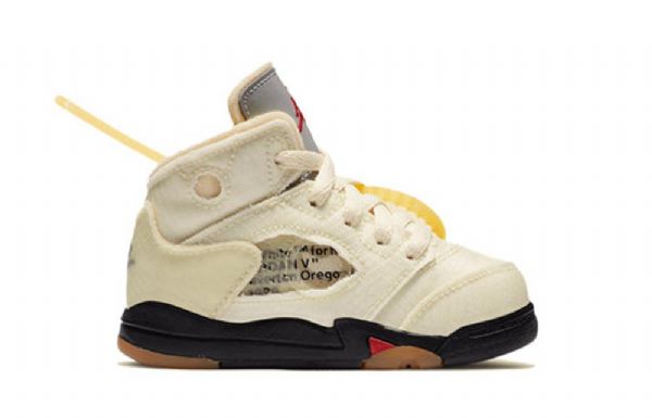 Nike Off-white Air Jordan 5 Retro Sp Td Kengät Lapsille Khaki