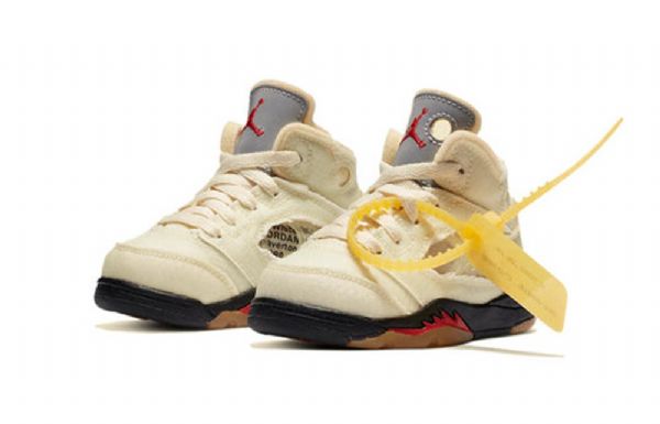 Nike Off-white Air Jordan 5 Retro Sp Td Kengät Lapsille Khaki