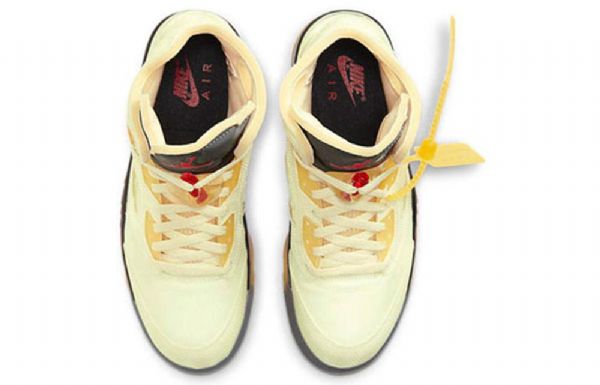 Nike Off-white Air Jordan 5 Sp Retro Koripallokengät Miehille Khaki