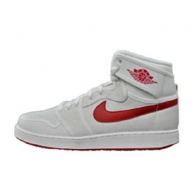 Nike Air Jordan 1 Ko Og Kengät Miehille Harmaa Punainen