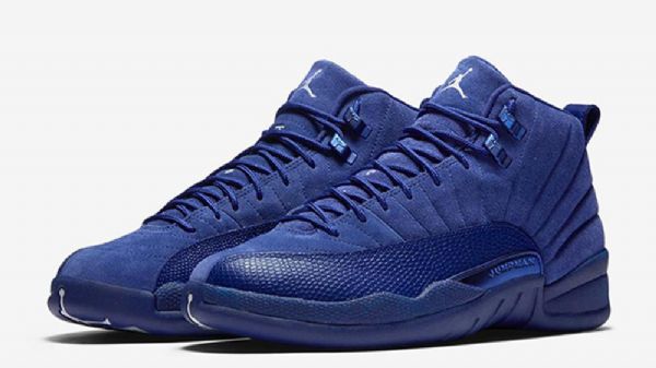 Nike Air Jordan 12 Deep Premium Kengät Miehille Siniset