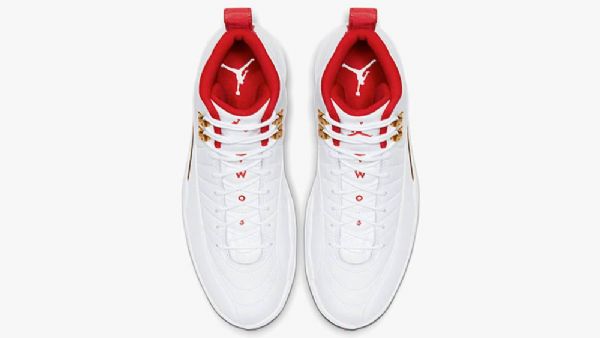 Nike Air Jordan 12 Fiba Kengät Miehille Valkoinen