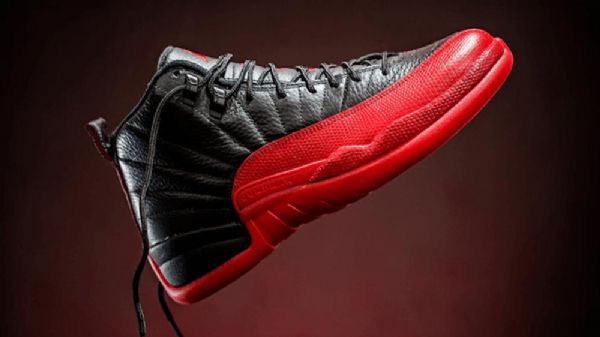 Nike Air Jordan 12 Flu Game Kengät Miehille Tummansininen Sininen Punainen