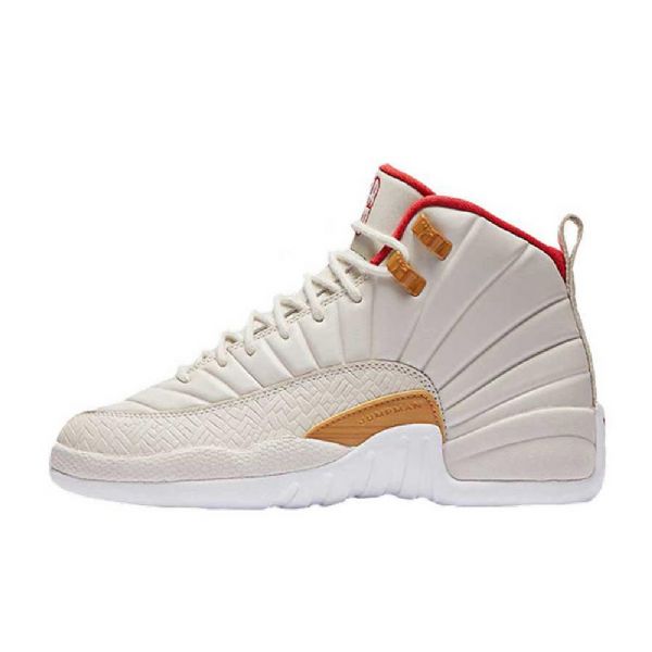 Nike Air Jordan 12 Gg Kiinan Uudenvuoden Kengät Miehille Valkoinen