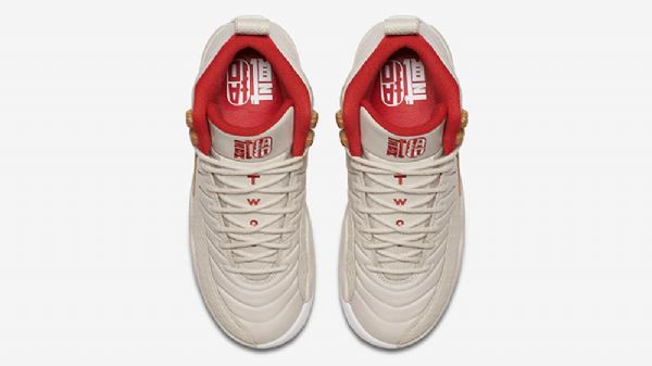 Nike Air Jordan 12 Gg Kiinan Uudenvuoden Kengät Miehille Valkoinen
