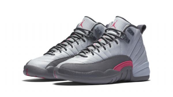 Nike Air Jordan 12 Kengät Miehille Harmaa Pinkki