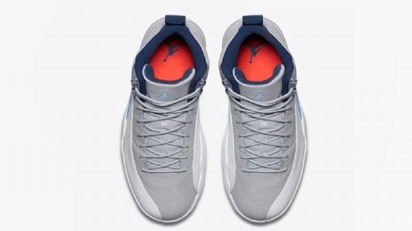 Nike Air Jordan 12 Kengät Miehille Harmaa Sininen