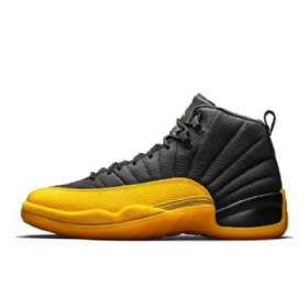 Nike Air Jordan 12 Kengät Miehille Kultainen Musta