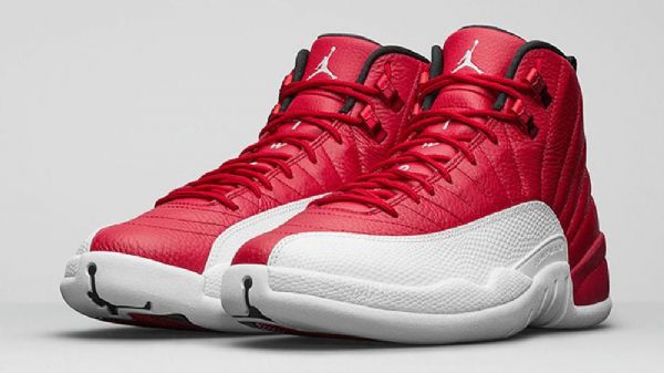 Nike Air Jordan 12 Kengät Miehille Punainen Valkoinen