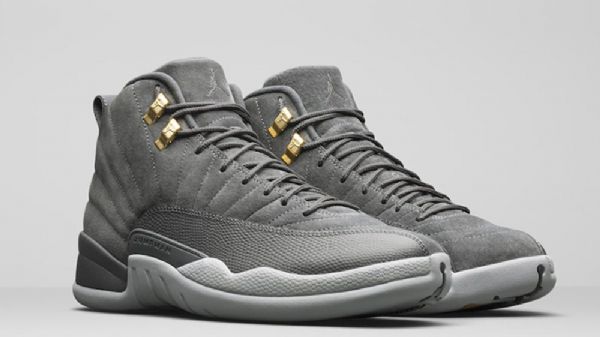 Nike Air Jordan 12 Kengät Miehille Tummanharmaa