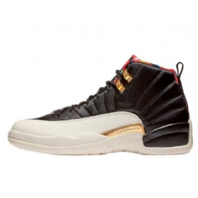 Nike Air Jordan 12 Kiinalaisen Uudenvuoden Kengät Miehille Musta
