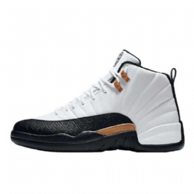 Nike Air Jordan 12 Kiinalaisen Uudenvuoden Kengät Miehille Valkoinen Musta