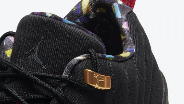 Nike Air Jordan 12 Low Tops Katso Super Bowl Kengät Miehille Musta Punainen
