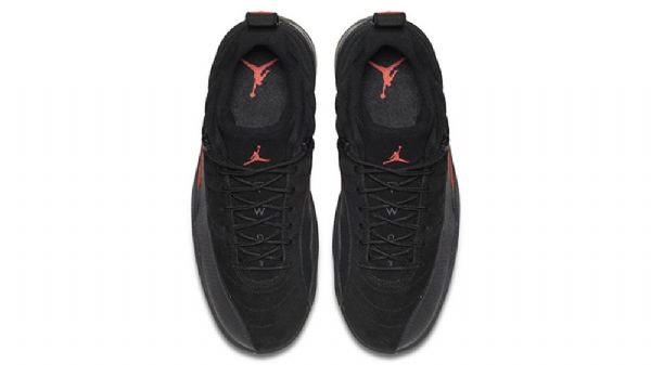 Nike Air Jordan 12 Matalat Topit Max Kengät Miehille Musta Oranssi