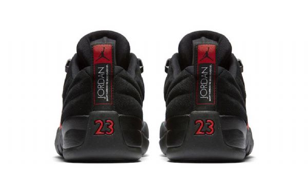 Nike Air Jordan 12 Matalat Topit Max Kengät Miehille Musta Oranssi