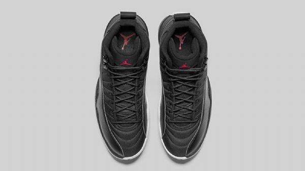 Nike Air Jordan 12 Nailonkengät Miehille Mustat