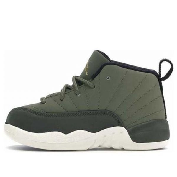 Nike Air Jordan 12 Retro Cp3 Td Kengät Lapsille Armeijanvihreä